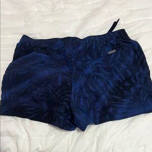 Columbia Blue Athletic Shorts Relaxed Fit